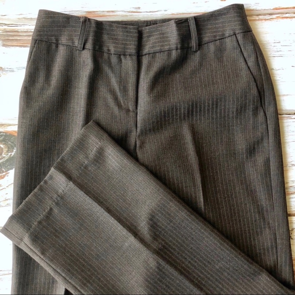 Ann Taylor Loft Pinstriped Wide Leg Trouser 4